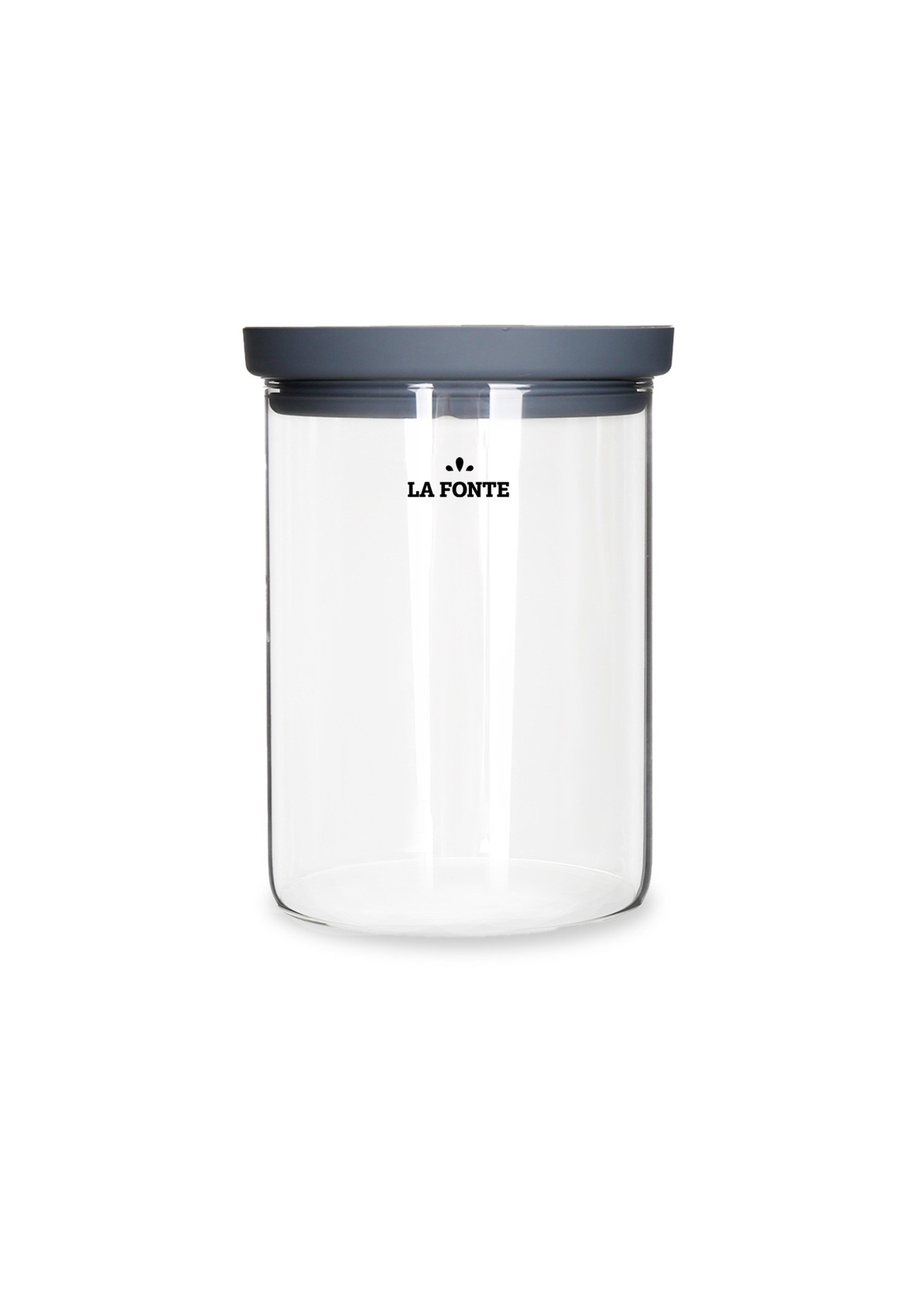 Lọ thủy tinh borosilicate chịu nhiệt nắp xếp chồng La Fonte 650ml - 011617