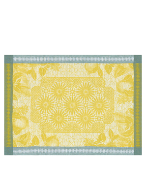 Khăn trải bàn ăn PLACEMAT JARDIN D'ORIENT YELLOW 50X36 100% LINEN - 25191