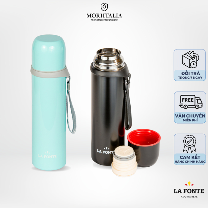 Bình giữ nhiệt La Fonte 500ml cao cấp Moriitalia 180695