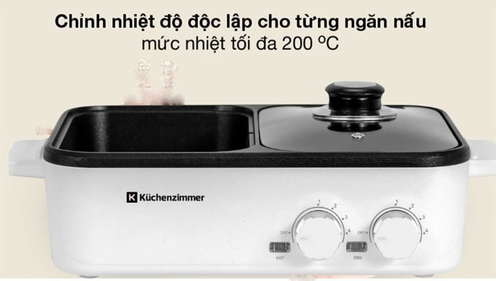 Bếp lẩu, nướng đa năng 2 trong 1 Kuchenzimmer - KUC012591