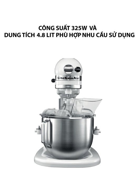 Máy trộn KitchenAid pro 220V-Màu trắng - 5KPM5EWH