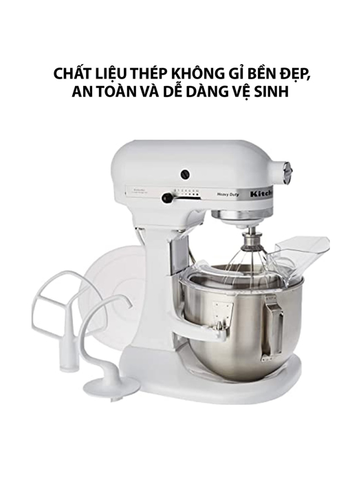 Máy trộn KitchenAid pro 220V-Màu trắng - 5KPM5EWH