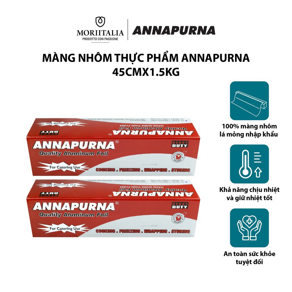 Màng nhôm TP (giấy bạc) Annapurna nướng thịt giữ nhiệt thức ăn MNTP00004909