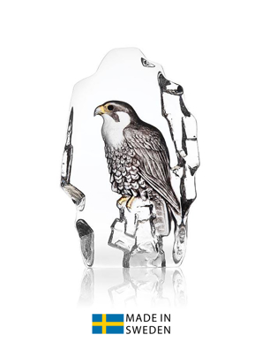 Vật trang trí hình chim ưng Falcon bằng pha lê -34212