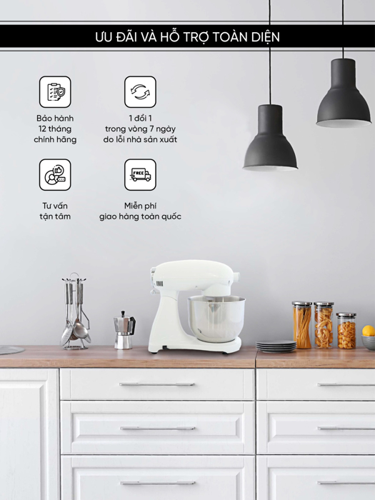 Máy trộn đa năng STAND MIXER® White Kuchenzimmer 002806