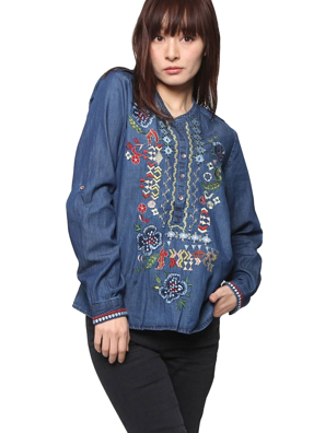 Áo dài tay  nữ BLOUSE, Size M,