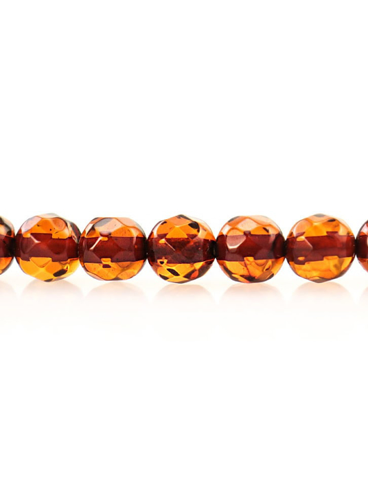 Chuỗi hạt cườm trang sức Amber Jewelry bằng đá hổ phách thiên nhiên (Caramel diamond cherry) - 6002203135