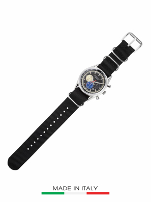 Đồng hồ đeo tay nam thạch anh , dây da bò , kích thước  42mm,  Code:16084BL,nhãn hiệu : OTTAVIANI -