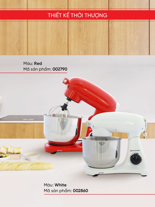 Máy trộn đa năng STAND MIXER® Red Kuchenzimmer 002790