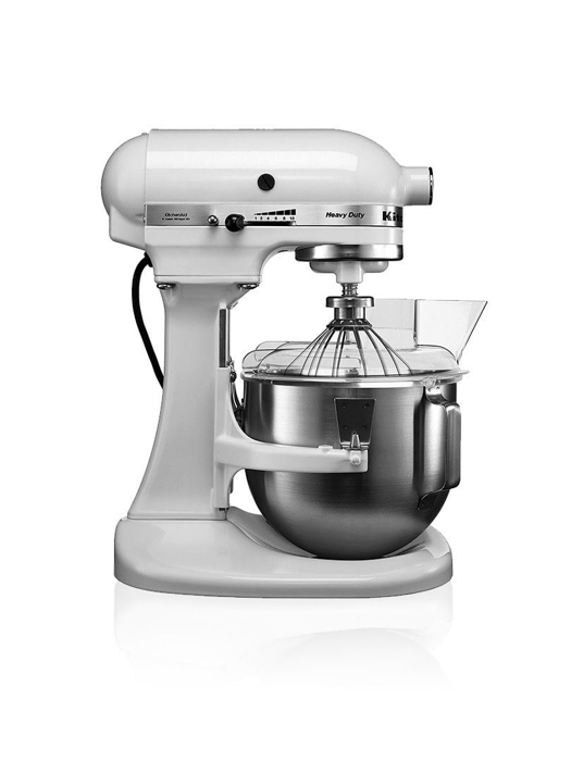 Máy trộn Bát nâng 2 bát màu trắng 4.8l KitchenAid 5KPM50EWH