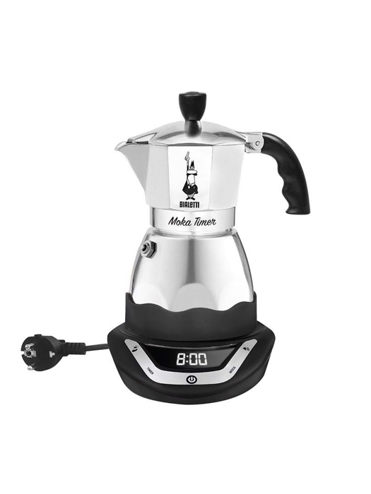 Bình pha cà phê Bialetti hoạt động bằng điện Moka Timer 3 cup - 0006092