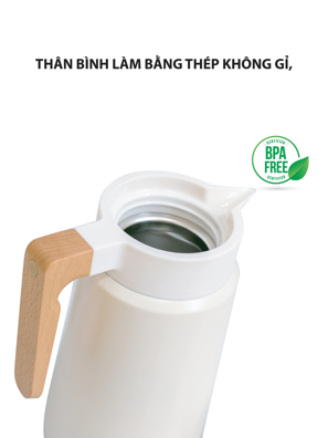 Bình pha cà phê cán gỗ La fonte 006668