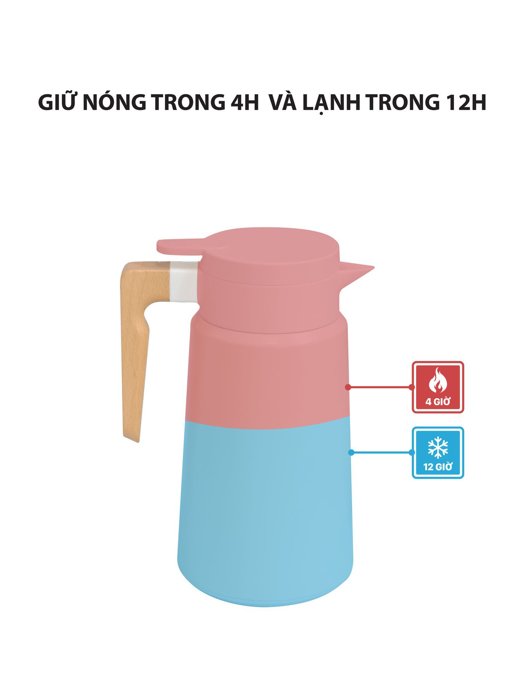 Bình pha cà phê cán gỗ La fonte 006668