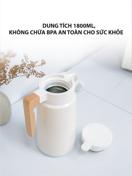 Bình pha cà phê cán gỗ La fonte 006668