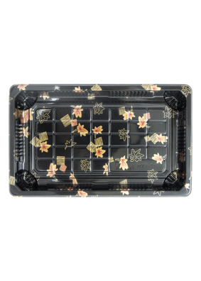 Khay Sushi Họa Tiết Flora KOKUSAI 22x14x5cm - 011877-FLO