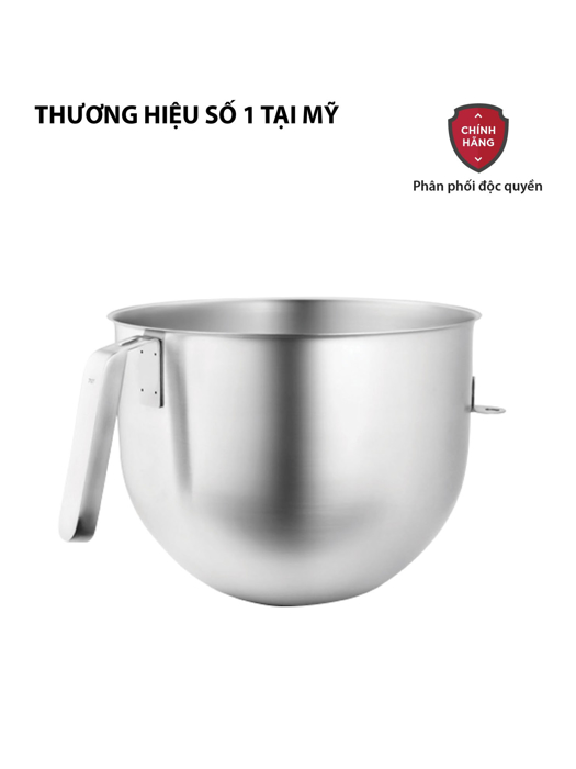 Thố trộn inox 7QT (6,7l) có tay cầm KitchenAid  KSMC7QBOWL