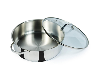 Nồi inox nắp kính CS Kuchen Chef 28cm 008143