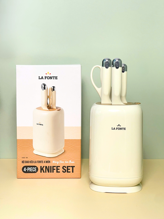 Bộ dao kéo 4 món La Fonte (014557-RED)