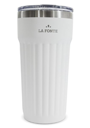 Cốc giữ nhiệt chân không 2 lớp bằng thép không gỉ La Fonte màu đen 590ml - 011662 - WHI