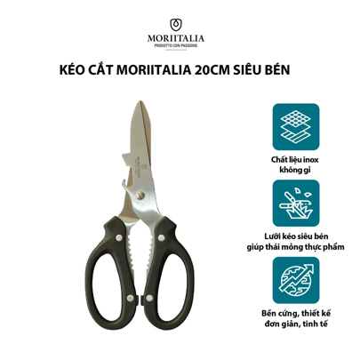 Kéo cắt Moriitalia 20cm siêu bén KS001