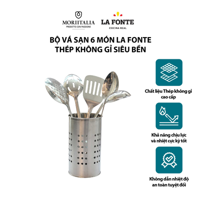 Bộ vá sạn 6 món LA FONTE JKP-458