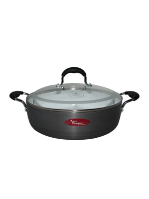 Nồi nhôm nắp kính 30cm  thấp HA0230LC-AU06