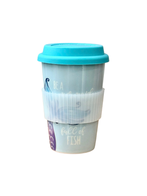 Ly sứ La Fonte có nắp 360ml-015745-BLU