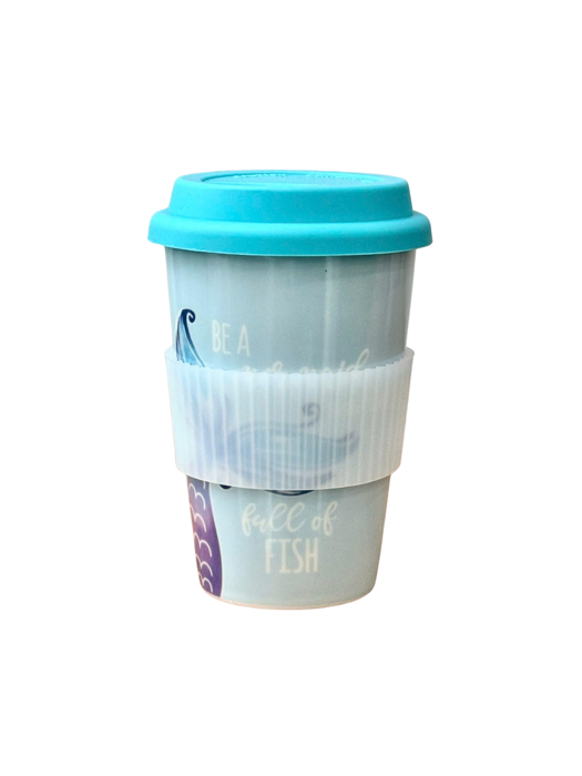 Ly sứ La Fonte có nắp 360ml-015745-BLU