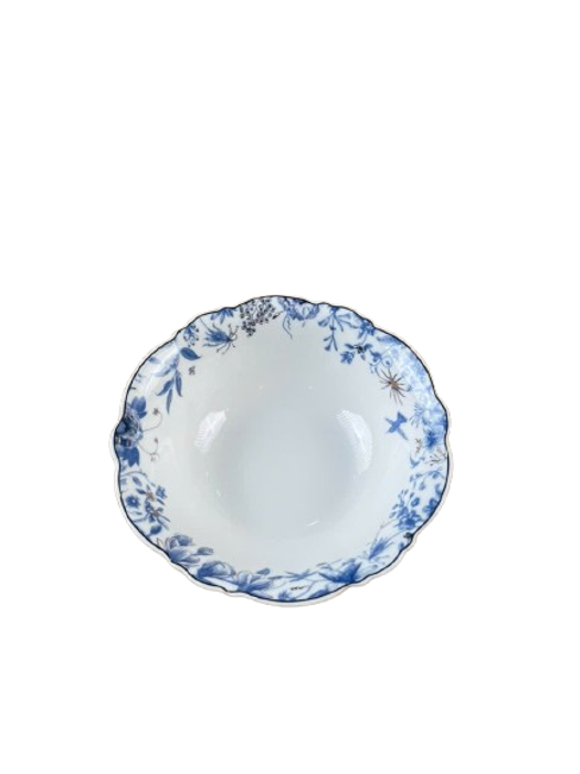 Tô sứ xương cao cấp Moriitalia viền hoa (1350 ml - 014465)