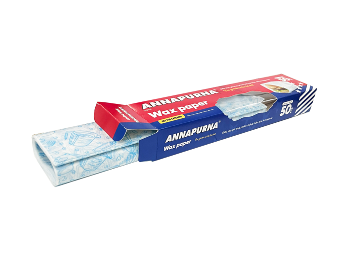 Giấy sáp gói thực phẩm chống thấm dầu Annapurna kích thước 30 cm x 30 cm - 012959