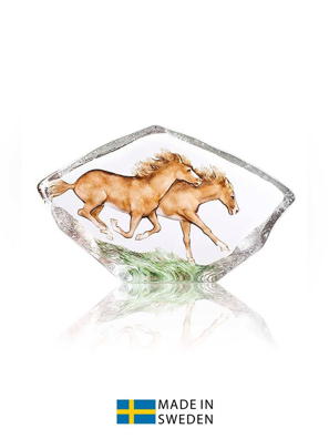 Vật trang trí hình con ngựa Horse bằng pha lê -34086