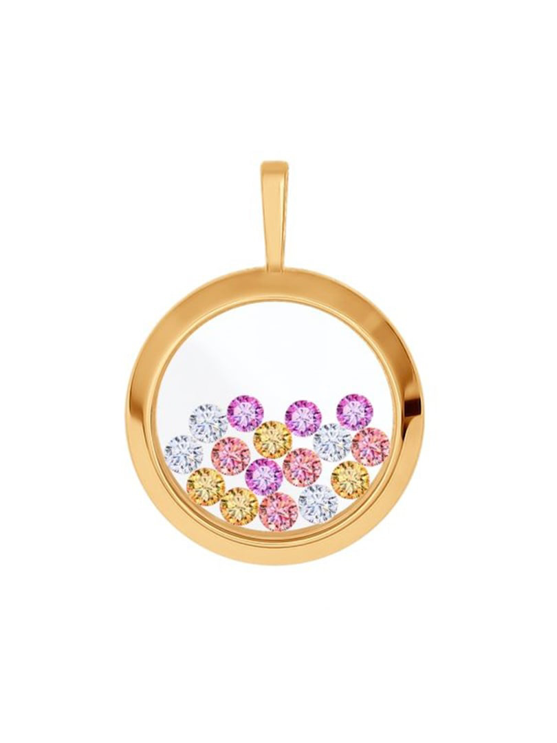 Mặt dây chuyền vàng 585, mã 034924, có đính đá cz, glass