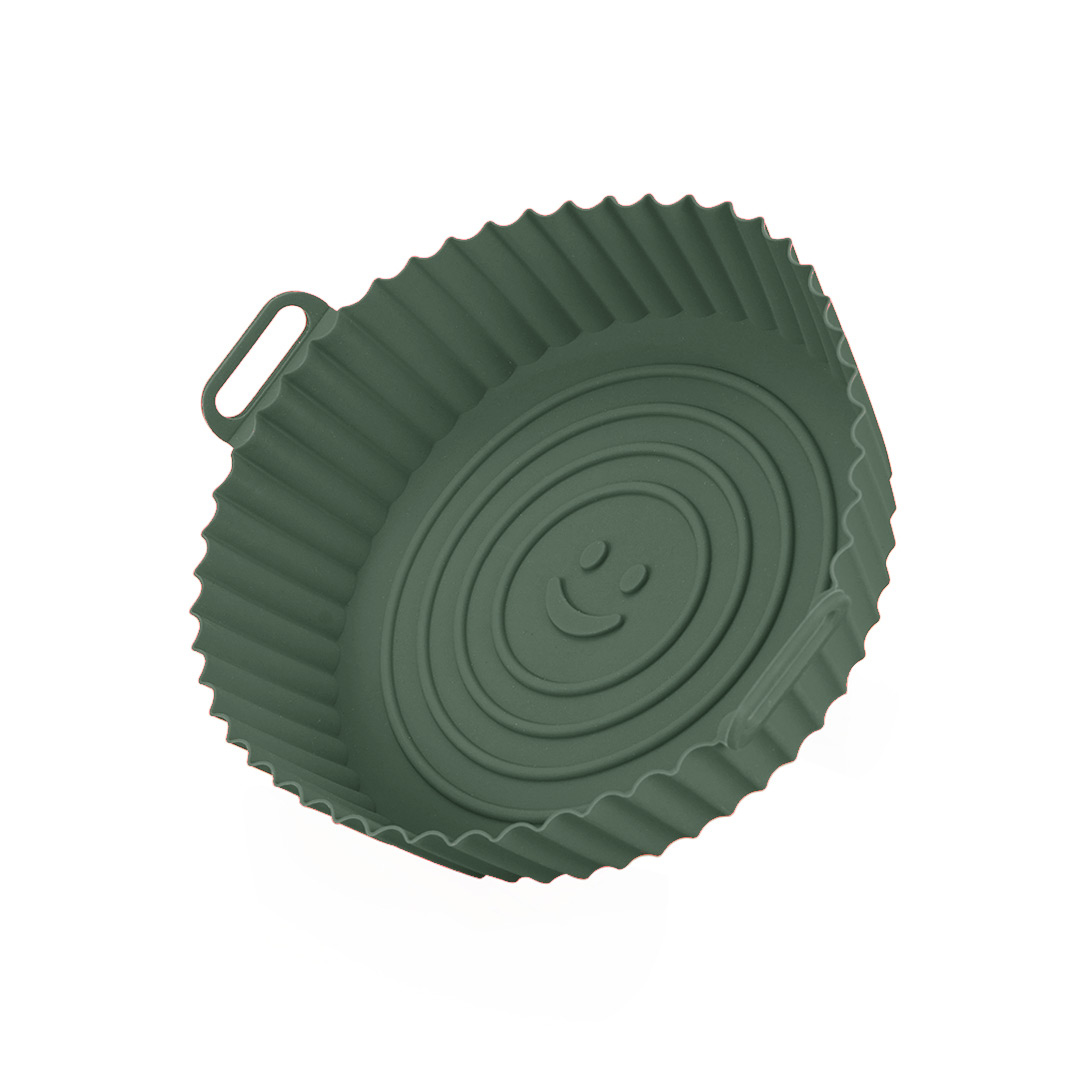 Khay nồi chiên không dầu La Fonte hình tròn bằng silicone chịu nhiệt - 012652-GRE