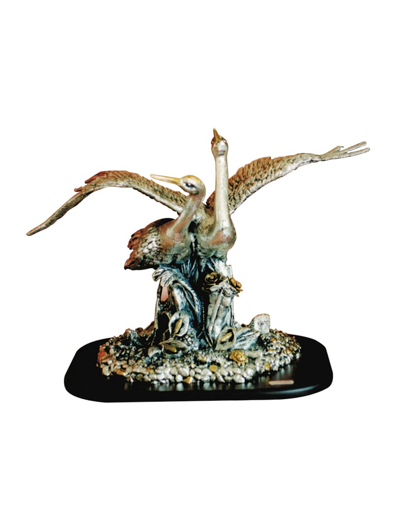 Tượng cặp thiên nga cao 53cm - D2318/A