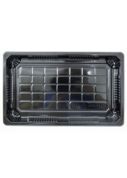 Khay Sushi KOKUSAI Màu Đen 22x14x5cm - 011877-BLA