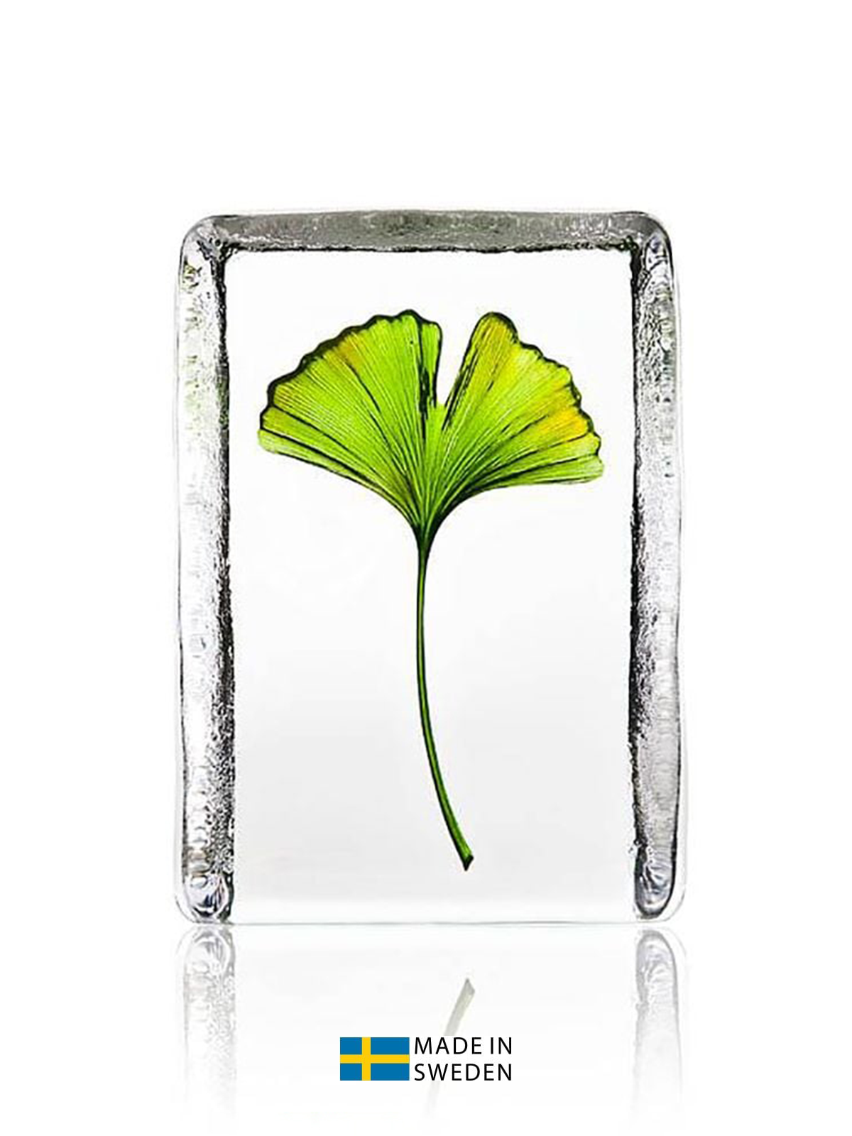 Vật trang trí hình cây bạch quả Ginkgo bằng pha lê -34213