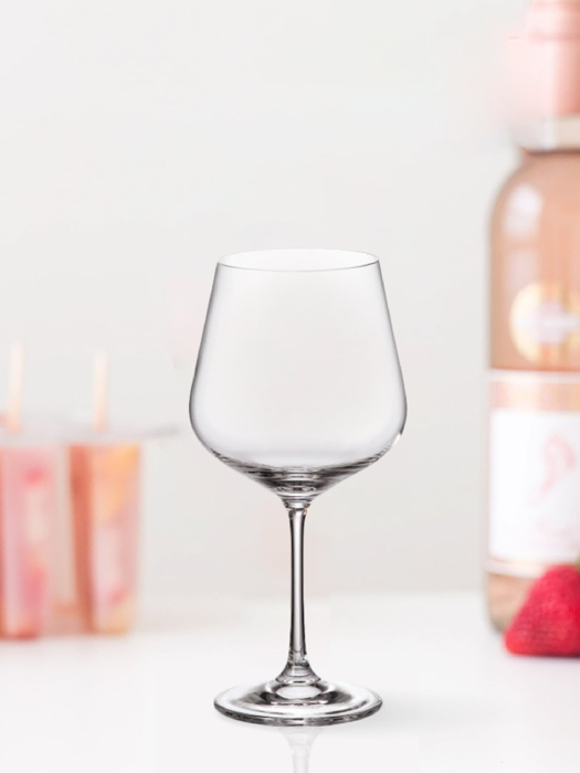 Bộ 6 ly vang đỏ pha lê Strix Bohemia 600ml