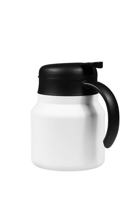 Bình nước ruột thủy tinh La Fonte 800ml màu trắng -006774