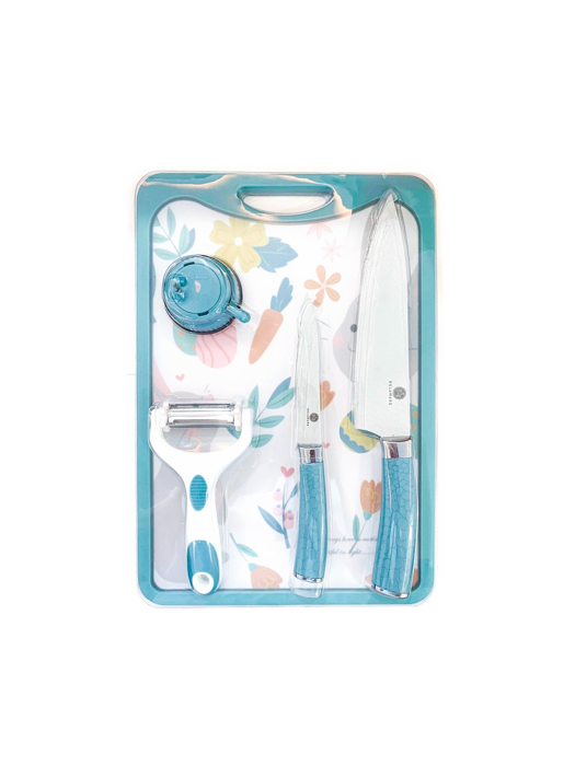 Bộ dao thớt hình thỏ 5 món Delaware 004152