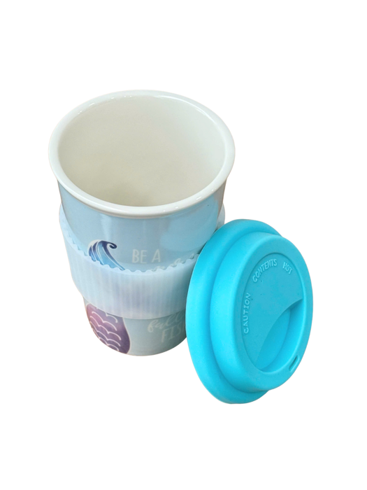 Ly sứ La Fonte có nắp 360ml-015745-BLU