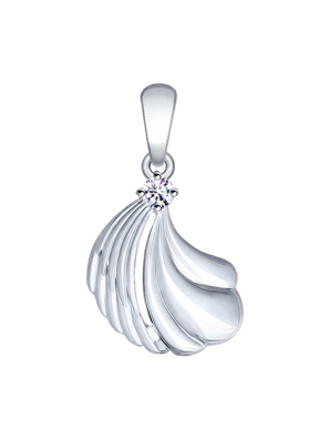 Mặt dây chuyền bạch kim 925, có đính đá cz - 94032080