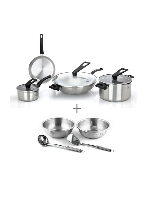 Bộ nồi nấu ăn CS Jumbo kèm quà tặng - 073640