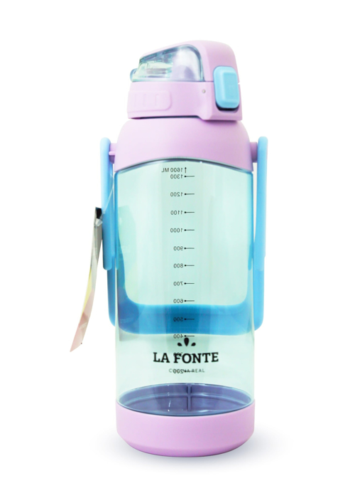 Bình nước thể thao có tay xách La Fonte màu xanh 1600ml - 011600-BLU