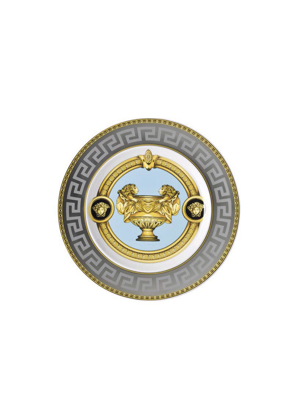 Đĩa ăn bánh mì Versace Prestige Gala Blue bằng sứ 18cm