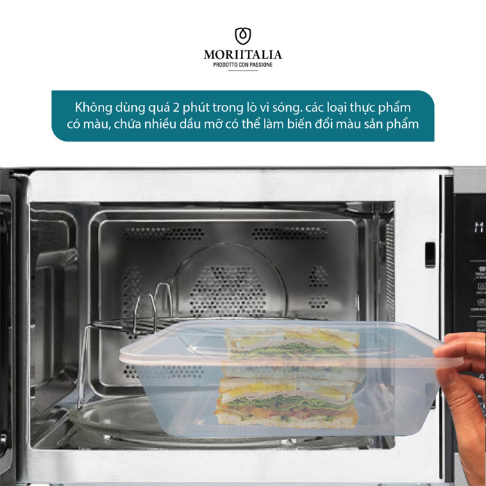 Hộp nhựa đựng thực phẩm Kokusai an toàn tiện lợi Moriitalia HDK009775