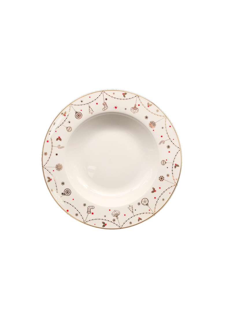 Dĩa sứ xương cao cấp  Moriitalia 21.5 cm - 013550