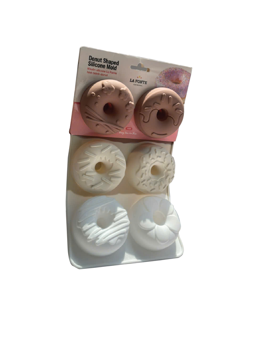Khuôn silicone La Fonte hình bánh donut - 015035
