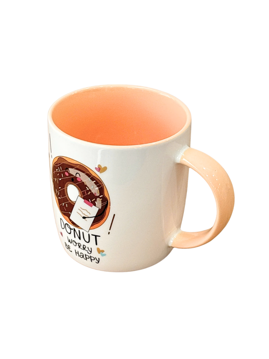 Ly Sứ La Fonte Bánh Donut 360ml-015721-WHI-01