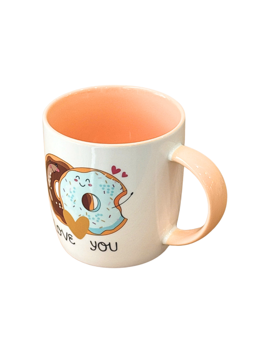 Ly sứ La Fonte Bánh Donut 360ml-015721-WHI-04