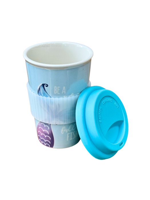 Ly sứ La Fonte có nắp 360ml-015745-BLU